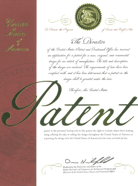 U.S. Design Patent (Hexagon)