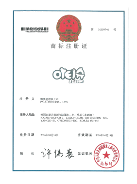 China Trademark Registration (U.S. Design Patent)